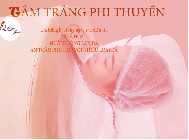 Hiệu quả bật tone da r&otilde; rệt ngay sau buổi tắm trắng phi thuyền đầu ti&ecirc;n