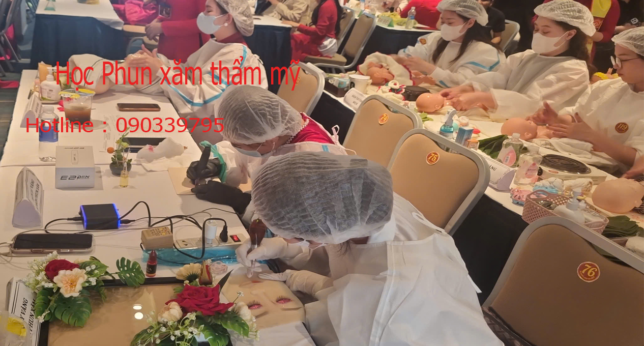 Kh&oacute;a Học Phun Xăm Ngắn Hạn: Ra Nghề Nhanh, Thu Nhập Khủng!